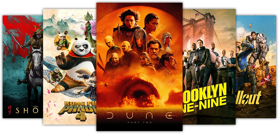 Sélection de films et séries du catalogue VOD IPTV Pro en IPTV 4K