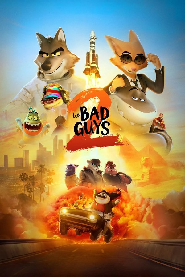 Affiche de Les Bad Guys 2, en streaming IPTV 4K avec IPTV Pro